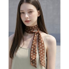 KARRA 라이트쉬폰도트스카프_A6M0864