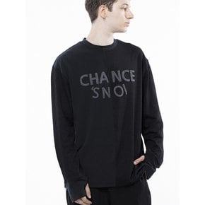 S`noi Reverse Slev Crew-neck Sweat - Black Navy /M243MT01BK