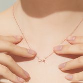 14K 리본 목걸이 SA24A69T