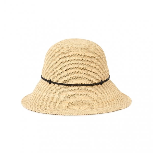 [부산점] 빌라 9 여성 클로슈햇 HAT50245 NATURAL CHARCOAL