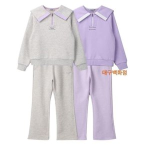 R2445T186P286 초등 여아 기모 카라 상하복 세트