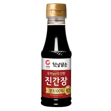청정원 햇살담은 두번달여 더 진한 진간장 골드 200ml