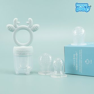 해피플레이 아기 육아용품 출산선물 실리콘 과일 과즙망 블루베리