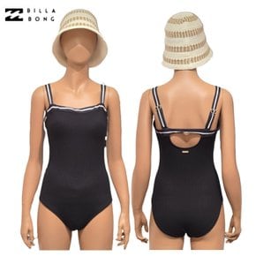 빌라봉 여성 와플 썸머 원피스 수영복 WF11BK062-BLK_s