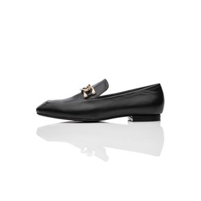 Square Toe Point Loafer - MD18FW1019 Black