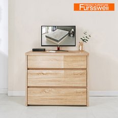 품질인증  정품자재사용/ 퍼스웰 로이스 UV하이그로시 3단서랍장(NC_012)