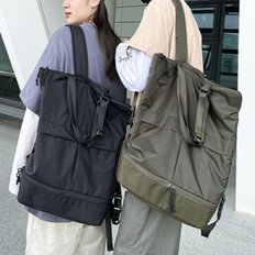  협력업체06 남녀 무지 나일론 사각 백팩 수납력 좋은 가방 토트백
