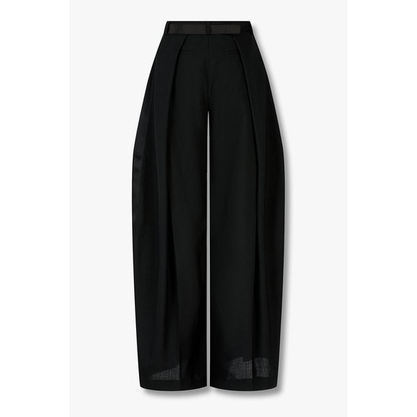 여성 원 턱 슈팅 와이드 팬츠 6416111102000