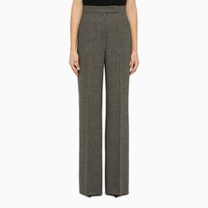 FW24 Max Mara Anthracite wool palazzo trousers Trousers RADIOSOWO RADIOSOWO