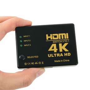 3×1 HDMI 선택기 스위치 / 고해상도