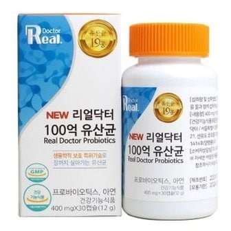  리얼닥터 100억 유산균 400ml 30캡슐 (WDBFECD)