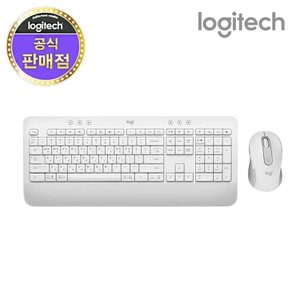 Logitech [로지텍 코리아]로지텍 시그니처 MK650 무선 키보드 마우스 콤보[오프화이트]