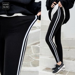 비기닝 옆라인 피치 레깅스 2color 빅사이즈 F~4XL 자체/국내생산