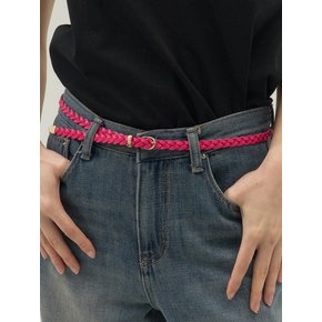 Pop Color Layering Belt_Pink