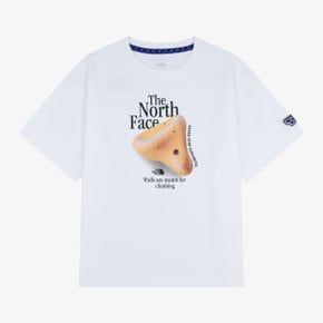 [노스페이스 키즈 공식] 키즈 업홀드 반팔 티 NT7US02S_WHT