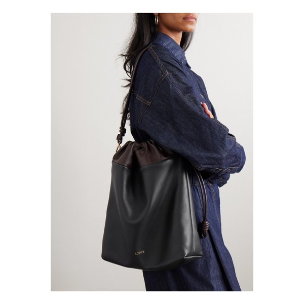 플라멩코 투톤 가죽 토트백 46376663162923284