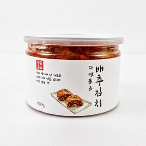 [식품의즐거움] 우리 농산물로 만든 배추김치 캔김치 400g
