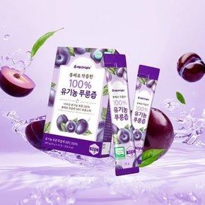[6+6][엔젯오리진] 통째로 착즙한 100% 유기농 푸룬즙 14포 (총 168회분)
