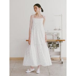 Bridal Rosy Blossom Dress_white