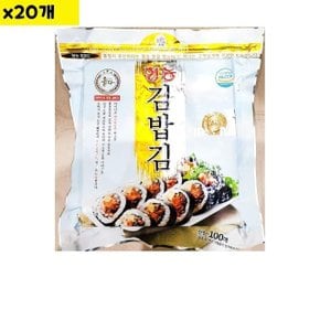 식자재 구운김밥김(협농 100매 250g) x20개 (WDAB379)