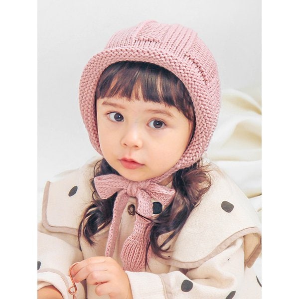 A19105 돌돌 니트 보넷