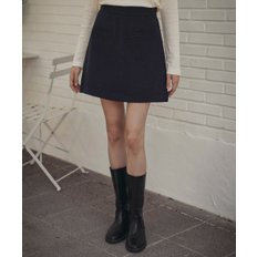 Grace tweed skirt_Navy