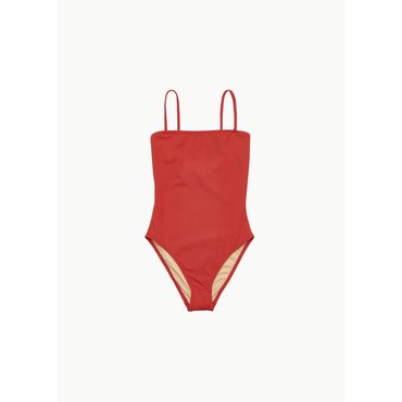 샵아모멘토 누스윔 25SS S1 Straignt One Piece, Paprika