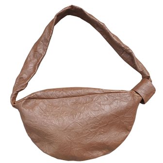 GONI atelier [최초판매가223800원]Baguette Leather Cross Bag (HOBO) / Toffee