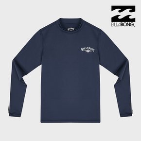 [공식] 빌라봉 키즈 1973 아치 웨이브 루즈핏 래쉬가드 DARK GREY HEATHER