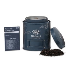 [해외직구]위타드 크랜베리 라즈베리 루즈 티 캐디 100g/ Whittard Cranberry/Raspberry Loose Tea Caddy