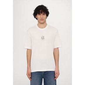 Armani Exchange 아르마니 익스체인지 베이직 티셔츠 - 오프 화이트 6769066
