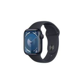 우먼 Apple APPLE WATCH 시리즈 9 GPS 41MM M/L - Smartwatch - 미드나잇 aluminium case/midnig