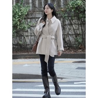 이바나헬싱키 Iris silk-cashmere short coat(3colors)