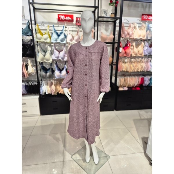 [시흥점] S 와코루) 삼중직 무늬 자가드 홈웨어 원피스 WGN5482W-VI