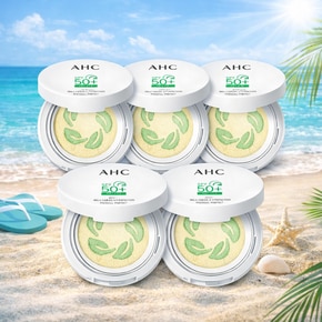 세이프 온 마일드 빅 선쿠션 25g x 5개 무기자차 시카 진정 썬팩트 SPF50+/PA++++