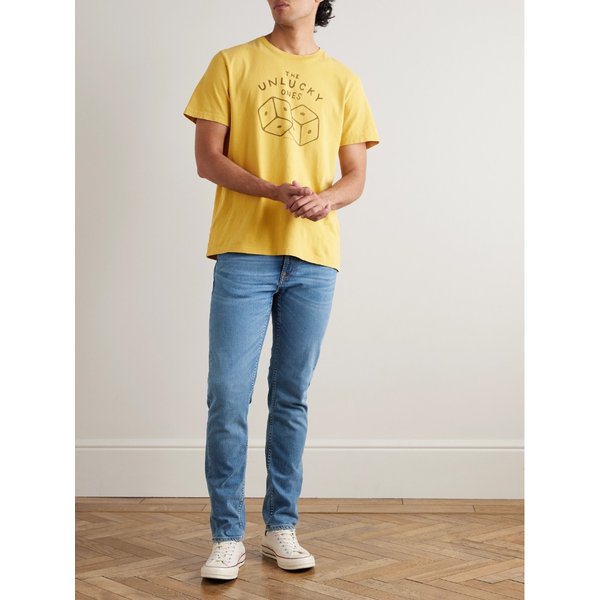 린 딘 슬림 핏 테이퍼드 스트레치 데님 진 1191793