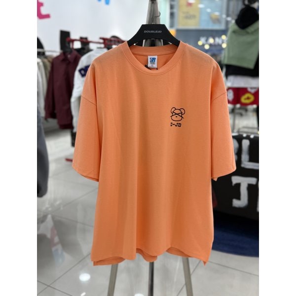 [여주점] 부클곰돌이, 반팔티셔츠,남여공용 오렌지JGET10201