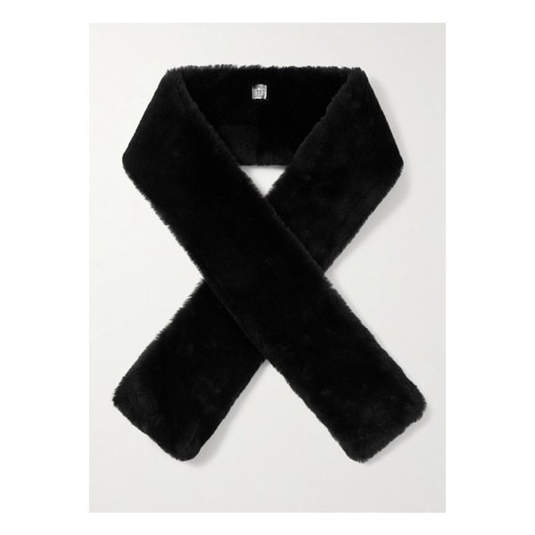 턱시도 시어링 스카프 블랙 46376663162874197