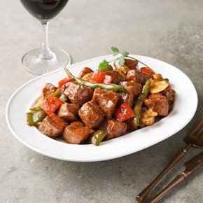 [푸딩팩토리] 푸딩프렙 BBQ 큐브스테이크 320g 찹스테이크 소고기 간편 밀키트