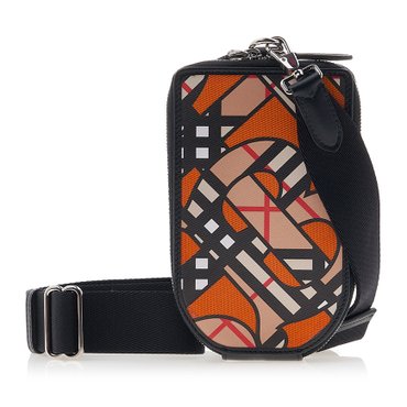 버버리 남성 스트랩 모노그램 폰 케이스 8057040 MS PHONE CROSSBODY TT3 A1435