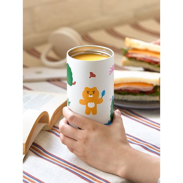 김다예X카카오프렌즈 오덴세 루프 텀블러_라&춘