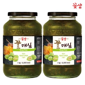 꽃샘 꿀 매실차 1KG x2 (2KG) 매실청