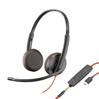 POLY폴 플랜트로닉스 UC용 헤드셋 Plantronics Blackwire C3225 USB-A