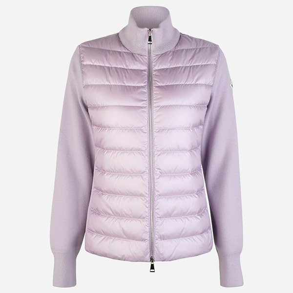 [시흥점] [몽클레어]6S 9B00031 M1131 61B 여성 패딩 믹스 집업 가디건 퍼플