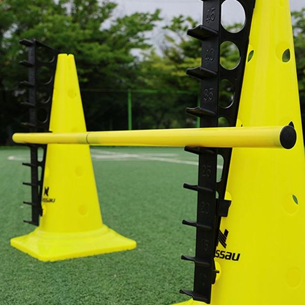 확대된 대표 축구용품 폴막대 100cm 분리형 옐로우 NZTEA-001