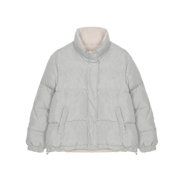 2-WAY REVERSIBLE PUFFER PADDING_LIGHT GRAY