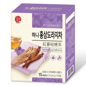 송원 허니 홍삼 도라지차 15T