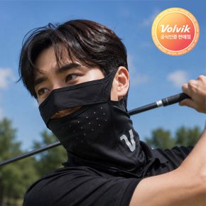 볼빅 숨쉬기 편한 오픈형 자외선차단 쿨 마스크 2026년  블랙 _P425731686