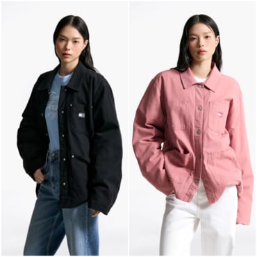 타미진스 여성 초어 재킷 T32F6WJC13TWT1 TOMMY JEANS