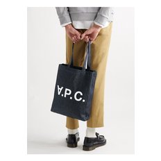 Laure 2.0 Logo-Print Denim Tote Bag